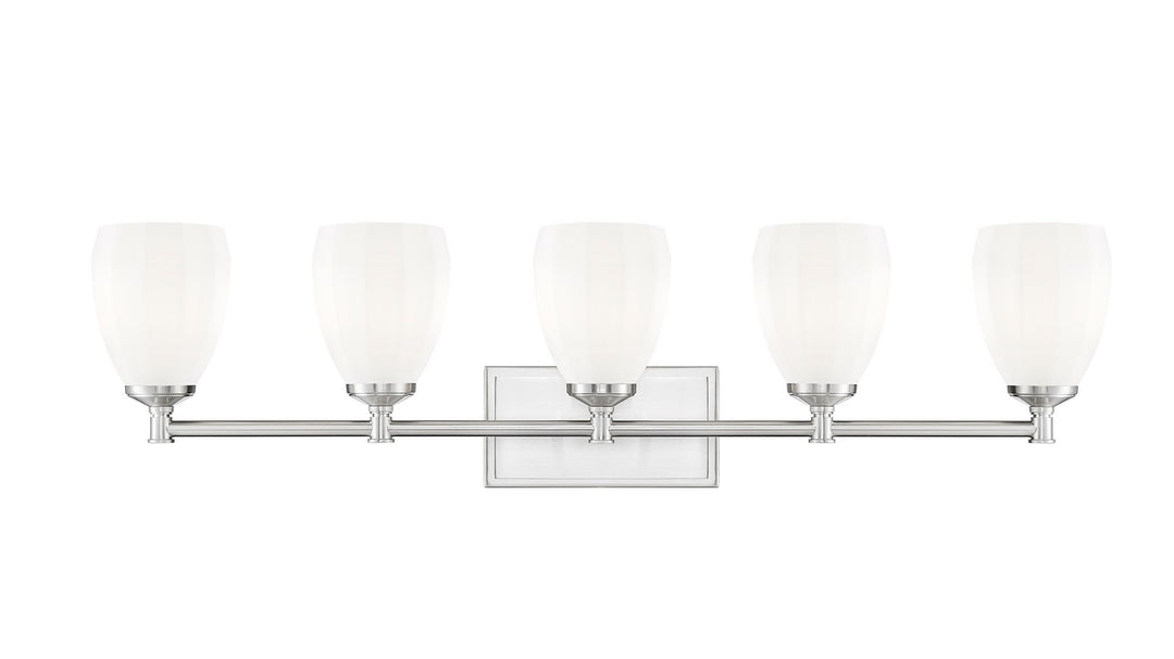 Z-Lite Canada - 7004-5V-BN - Five Light Vanity - Oren - Brushed Nickel