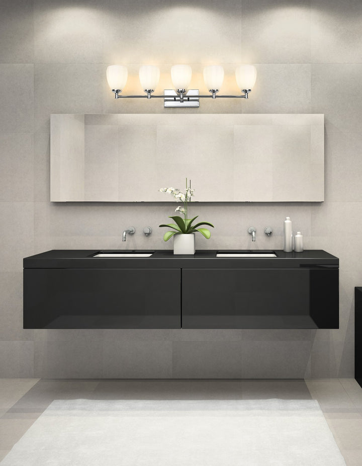 Z-Lite Canada - 7004-5V-CH - Five Light Vanity - Oren - Chrome