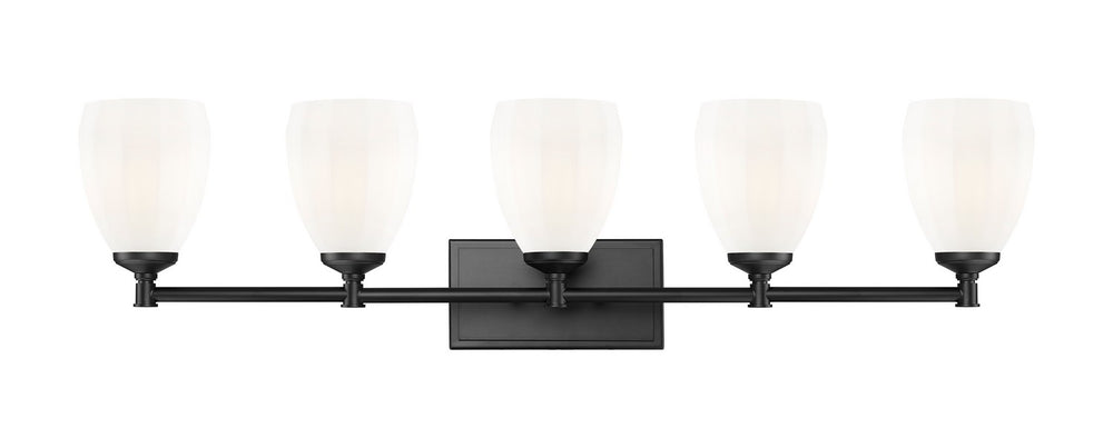 Z-Lite Canada - 7004-5V-MB - Five Light Vanity - Oren - Matte Black