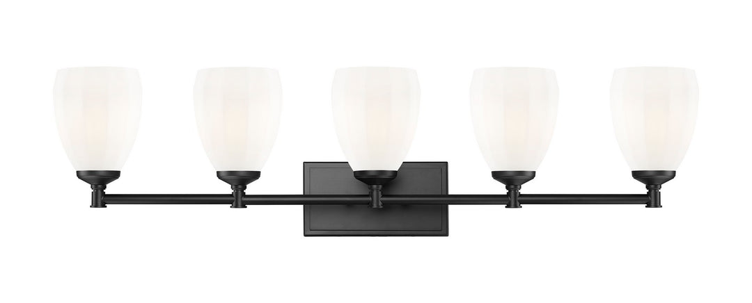 Z-Lite Canada - 7004-5V-MB - Five Light Vanity - Oren - Matte Black