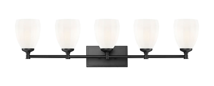 Z-Lite Canada - 7004-5V-MB - Five Light Vanity - Oren - Matte Black