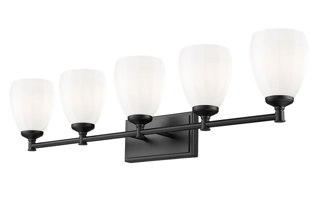 Z-Lite Canada - 7004-5V-MB - Five Light Vanity - Oren - Matte Black