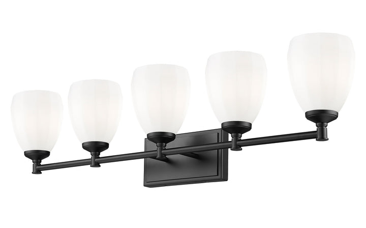 Z-Lite Canada - 7004-5V-MB - Five Light Vanity - Oren - Matte Black