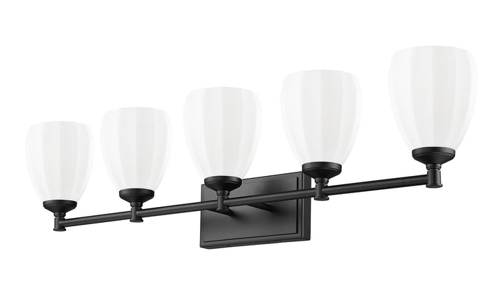 Z-Lite Canada - 7004-5V-MB - Five Light Vanity - Oren - Matte Black