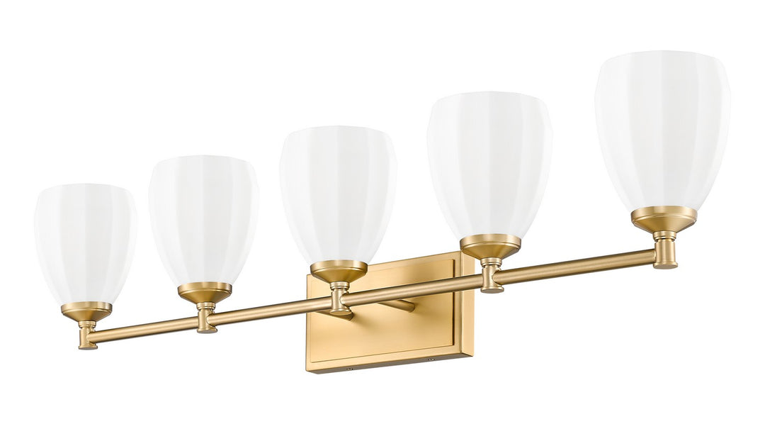 Z-Lite Canada - 7004-5V-MGLD - Five Light Vanity - Oren - Modern Gold