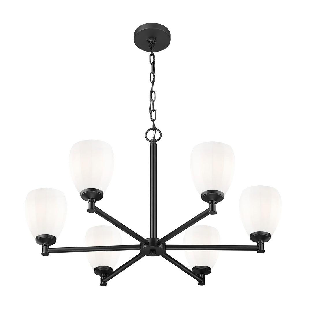 Z-Lite Canada - 7004-6MB - Six Light Chandelier - Oren - Matte Black
