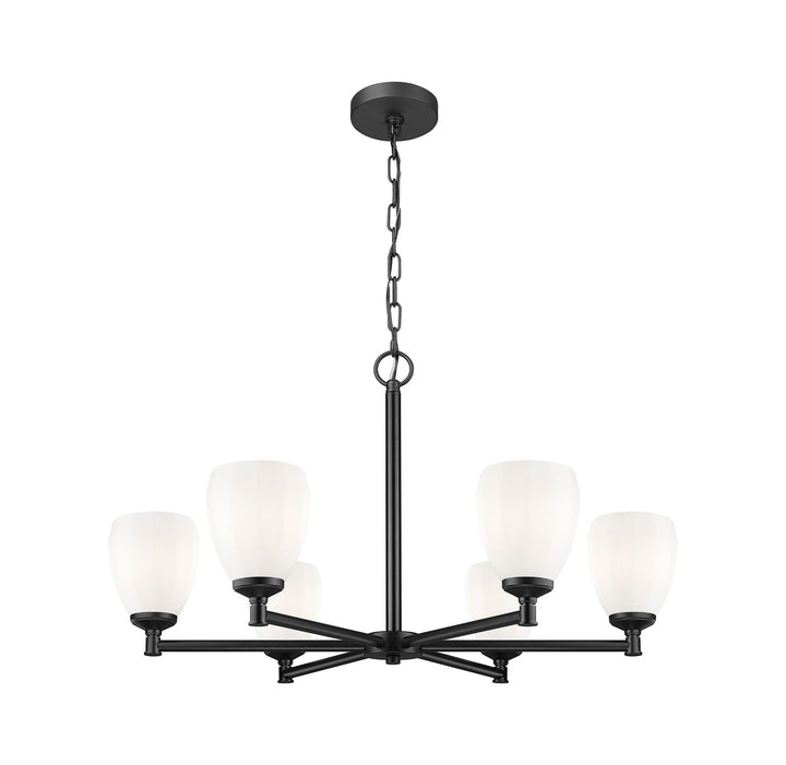 Z-Lite Canada - 7004-6MB - Six Light Chandelier - Oren - Matte Black