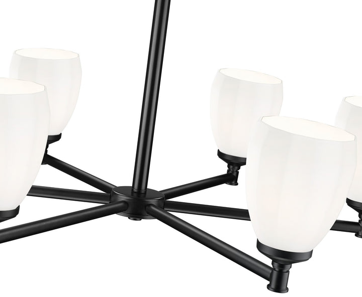 Z-Lite Canada - 7004-6MB - Six Light Chandelier - Oren - Matte Black
