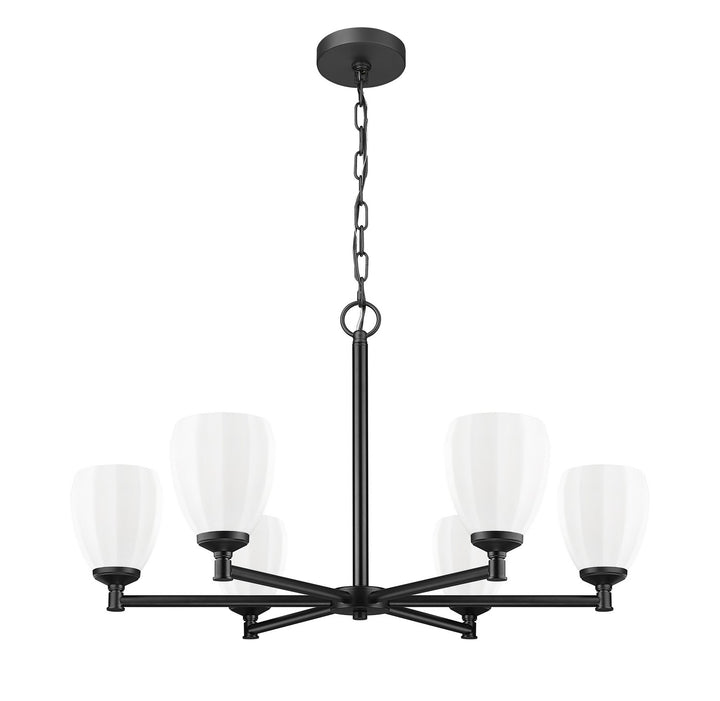 Z-Lite Canada - 7004-6MB - Six Light Chandelier - Oren - Matte Black