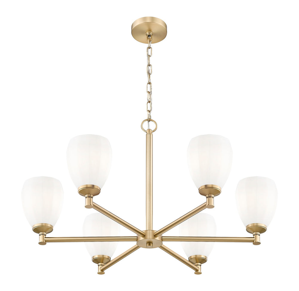 Z-Lite Canada - 7004-6MGLD - Six Light Chandelier - Oren - Modern Gold