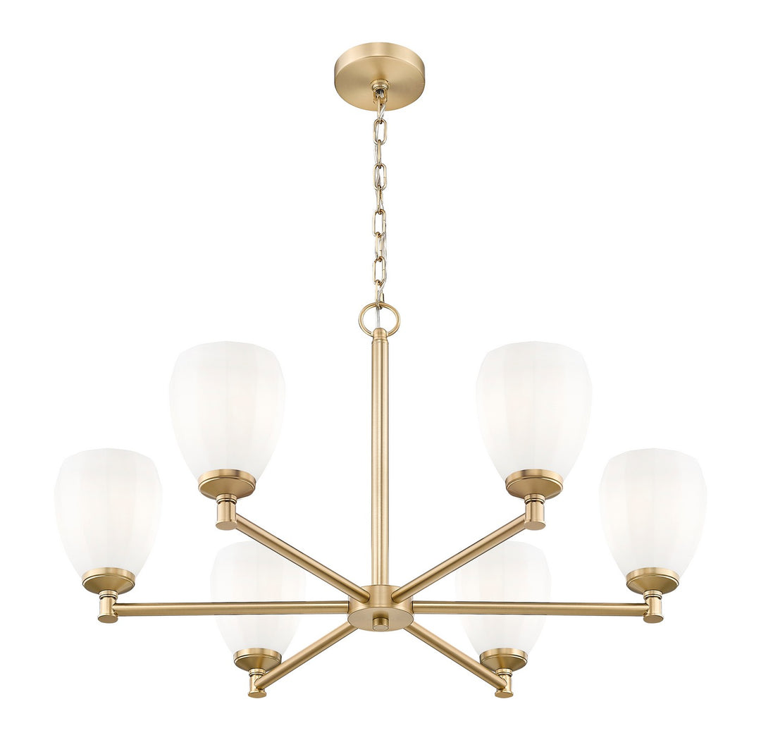 Z-Lite Canada - 7004-6MGLD - Six Light Chandelier - Oren - Modern Gold