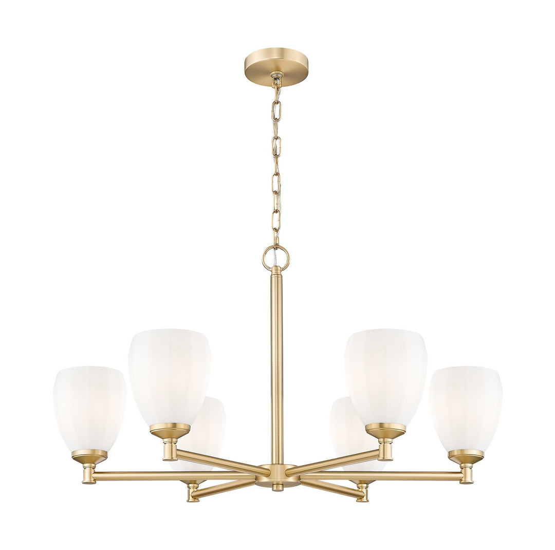 Z-Lite Canada - 7004-6MGLD - Six Light Chandelier - Oren - Modern Gold