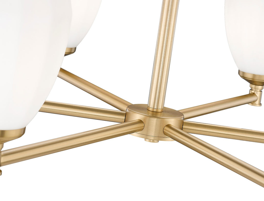Z-Lite Canada - 7004-6MGLD - Six Light Chandelier - Oren - Modern Gold