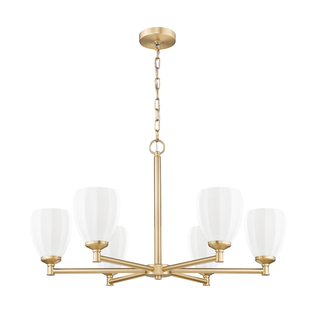 Z-Lite Canada - 7004-6MGLD - Six Light Chandelier - Oren - Modern Gold