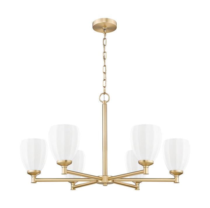 Z-Lite Canada - 7004-6MGLD - Six Light Chandelier - Oren - Modern Gold