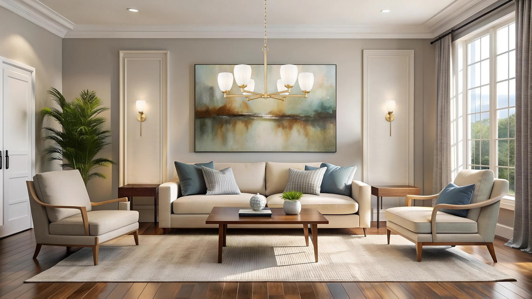 Z-Lite Canada - 7004-6MGLD - Six Light Chandelier - Oren - Modern Gold