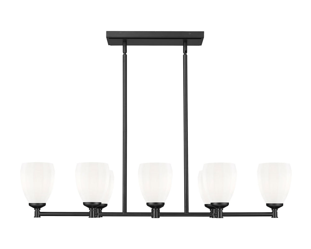 Z-Lite Canada - 7004-8L-MB - Eight Light Linear Chandelier - Oren - Matte Black