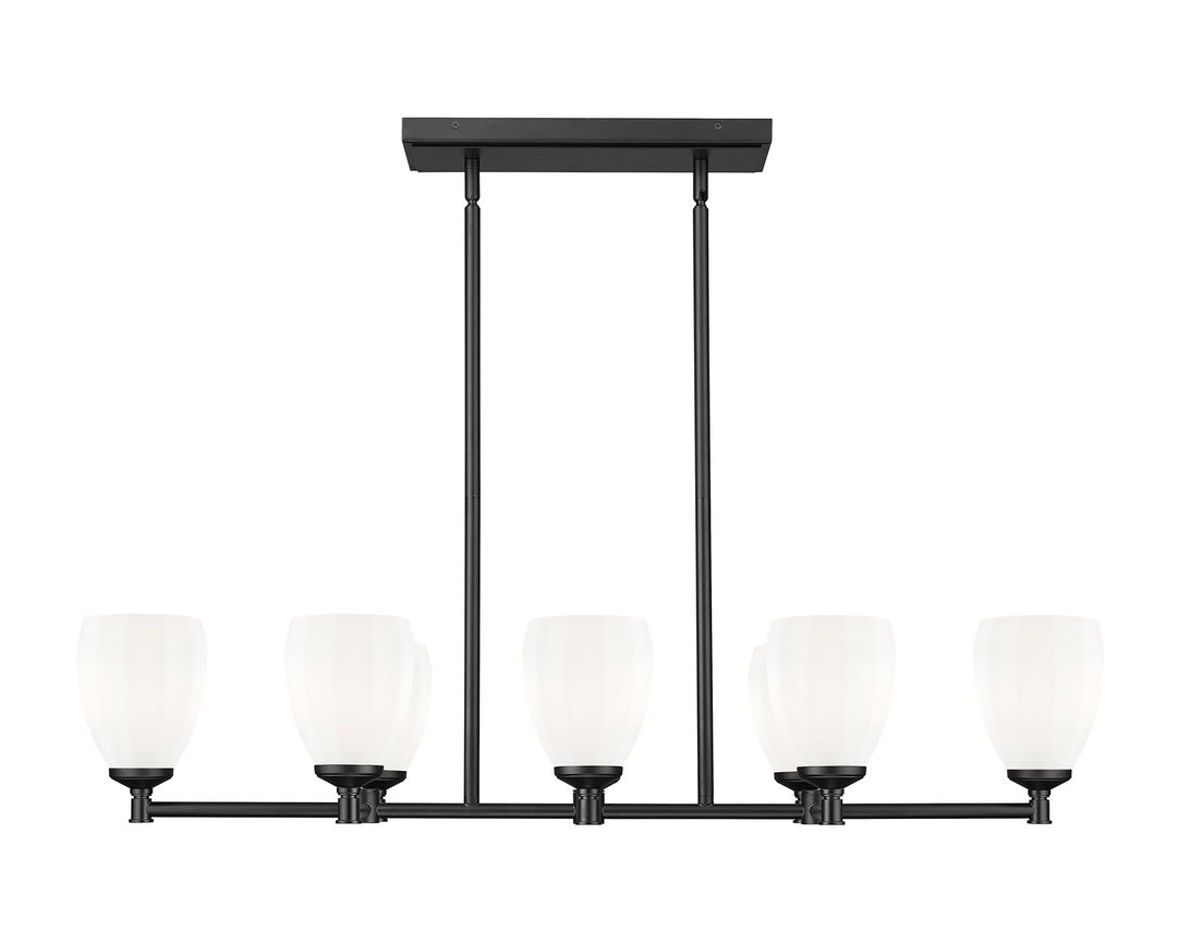 Z-Lite Canada - 7004-8L-MB - Eight Light Linear Chandelier - Oren - Matte Black