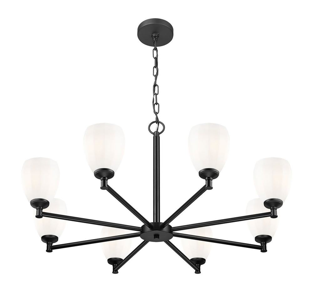 Z-Lite Canada - 7004-8MB - Eight Light Chandelier - Oren - Matte Black
