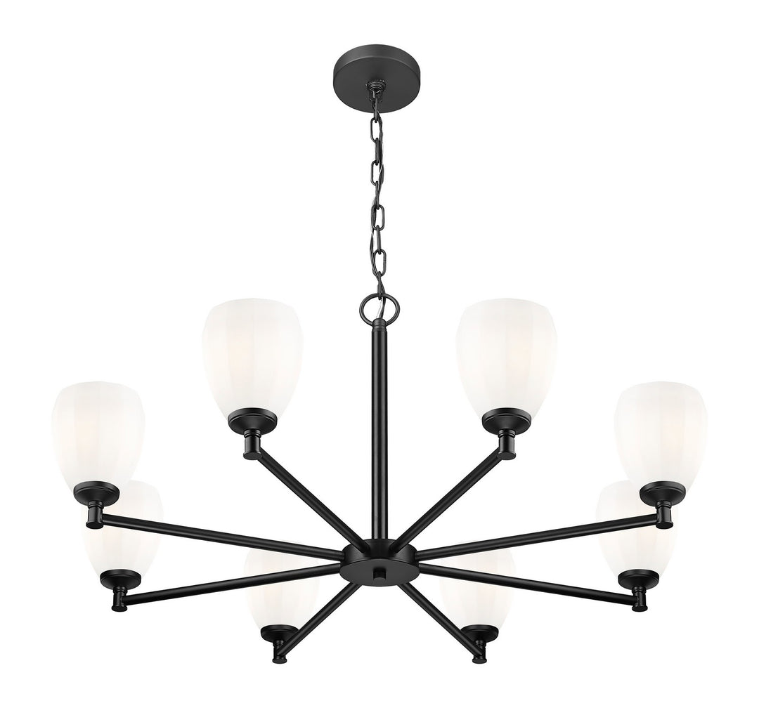 Z-Lite Canada - 7004-8MB - Eight Light Chandelier - Oren - Matte Black