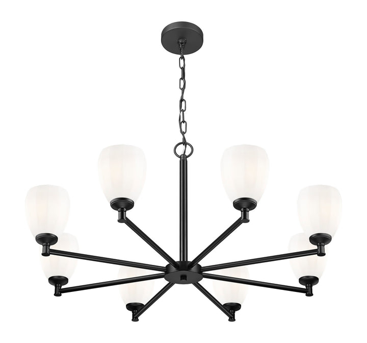 Z-Lite Canada - 7004-8MB - Eight Light Chandelier - Oren - Matte Black