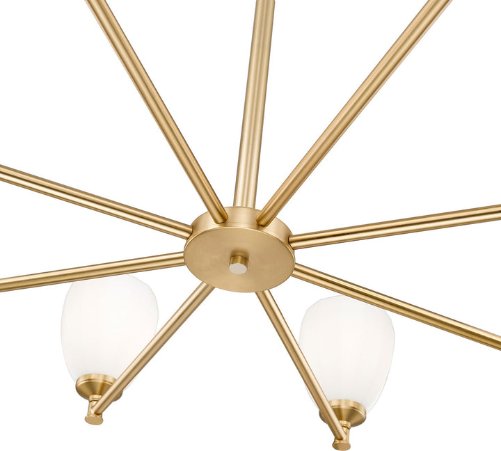 Z-Lite Canada - 7004-8MGLD - Eight Light Chandelier - Oren - Modern Gold
