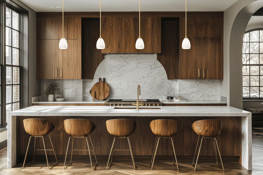 Z-Lite Canada - 7004P5-MGLD - One Light Pendant - Oren - Modern Gold