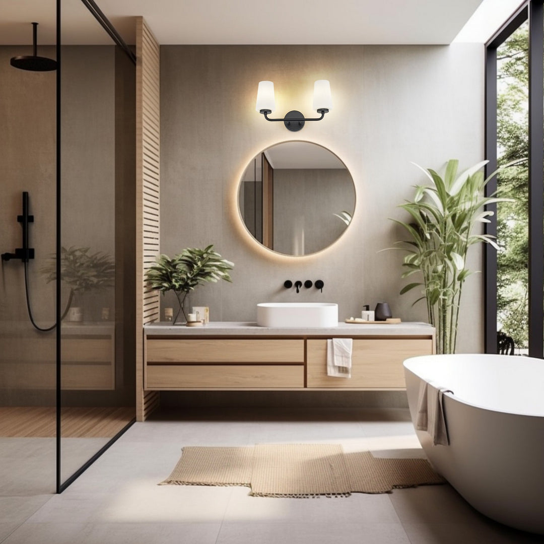 Z-Lite Canada - 7005-2V-MB - Two Light Vanity - Montford - Matte Black