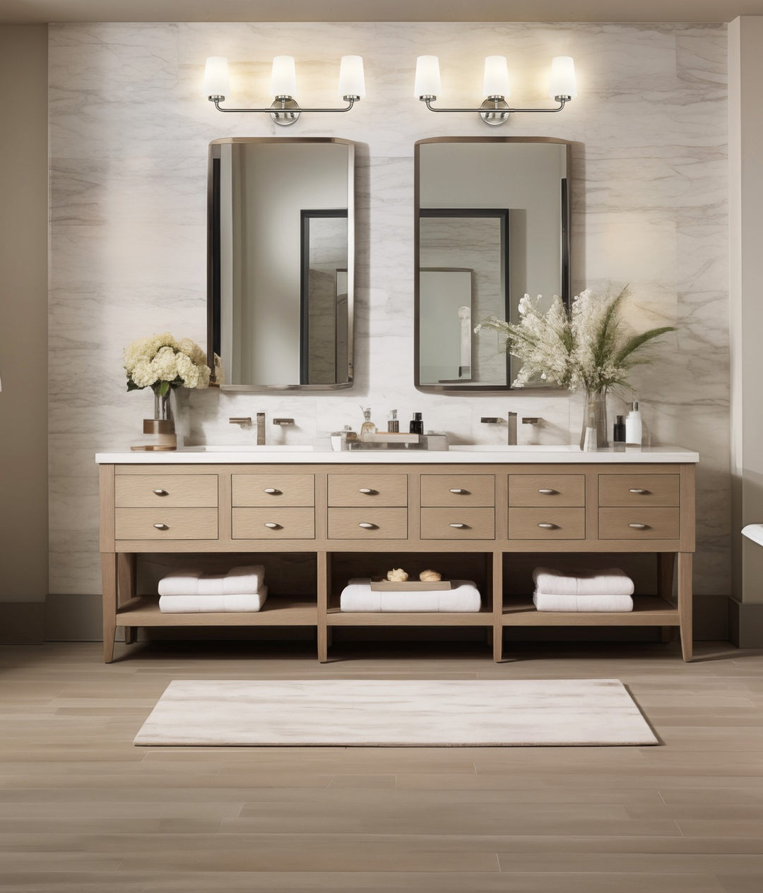 Z-Lite Canada - 7005-3V-BN - Three Light Vanity - Montford - Brushed Nickel