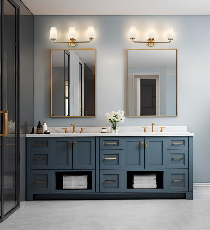 Z-Lite Canada - 7005-3V-MGLD - Three Light Vanity - Montford - Modern Gold