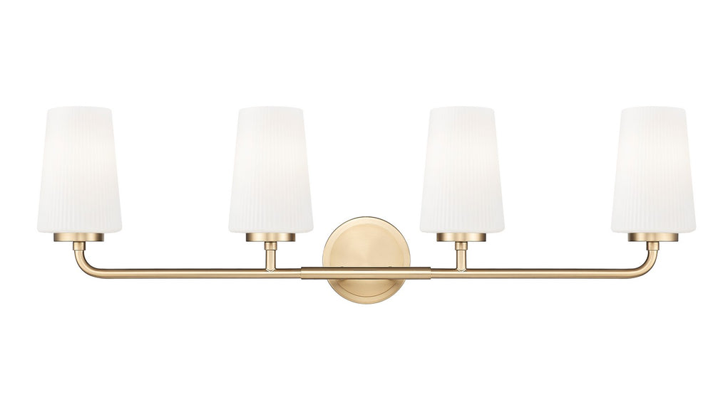 Z-Lite Canada - 7005-4V-MGLD - Four Light Vanity - Montford - Modern Gold