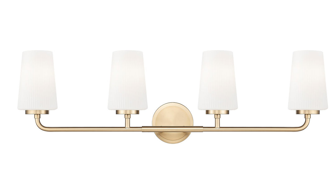 Z-Lite Canada - 7005-4V-MGLD - Four Light Vanity - Montford - Modern Gold