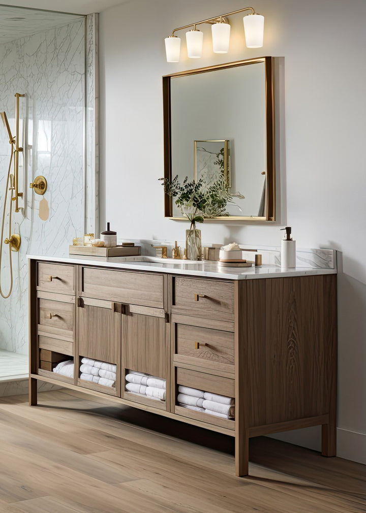 Z-Lite Canada - 7005-4V-MGLD - Four Light Vanity - Montford - Modern Gold