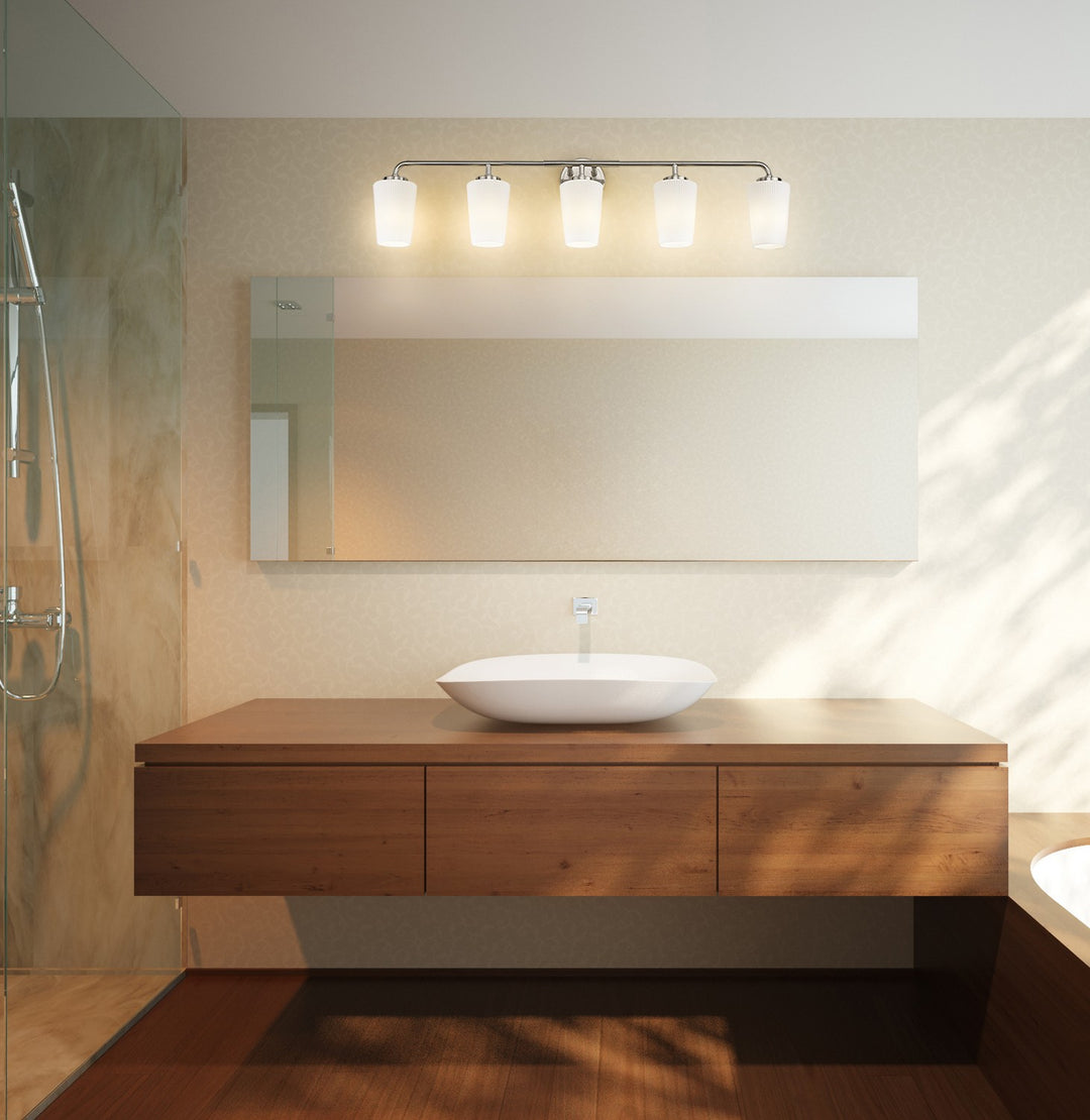 Z-Lite Canada - 7005-5V-BN - Five Light Vanity - Montford - Brushed Nickel