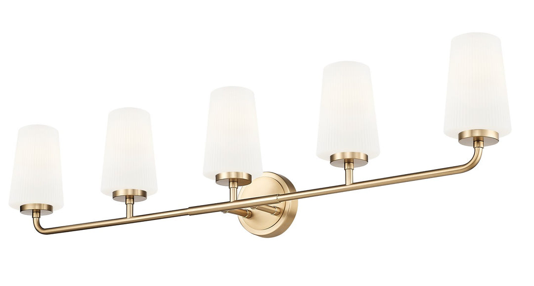 Z-Lite Canada - 7005-5V-MGLD - Five Light Vanity - Montford - Modern Gold