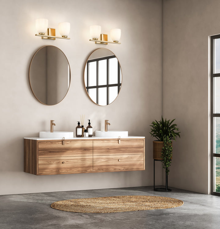 Z-Lite Canada - 7518-2V-MGLD - Two Light Vanity - Naya - Modern Gold