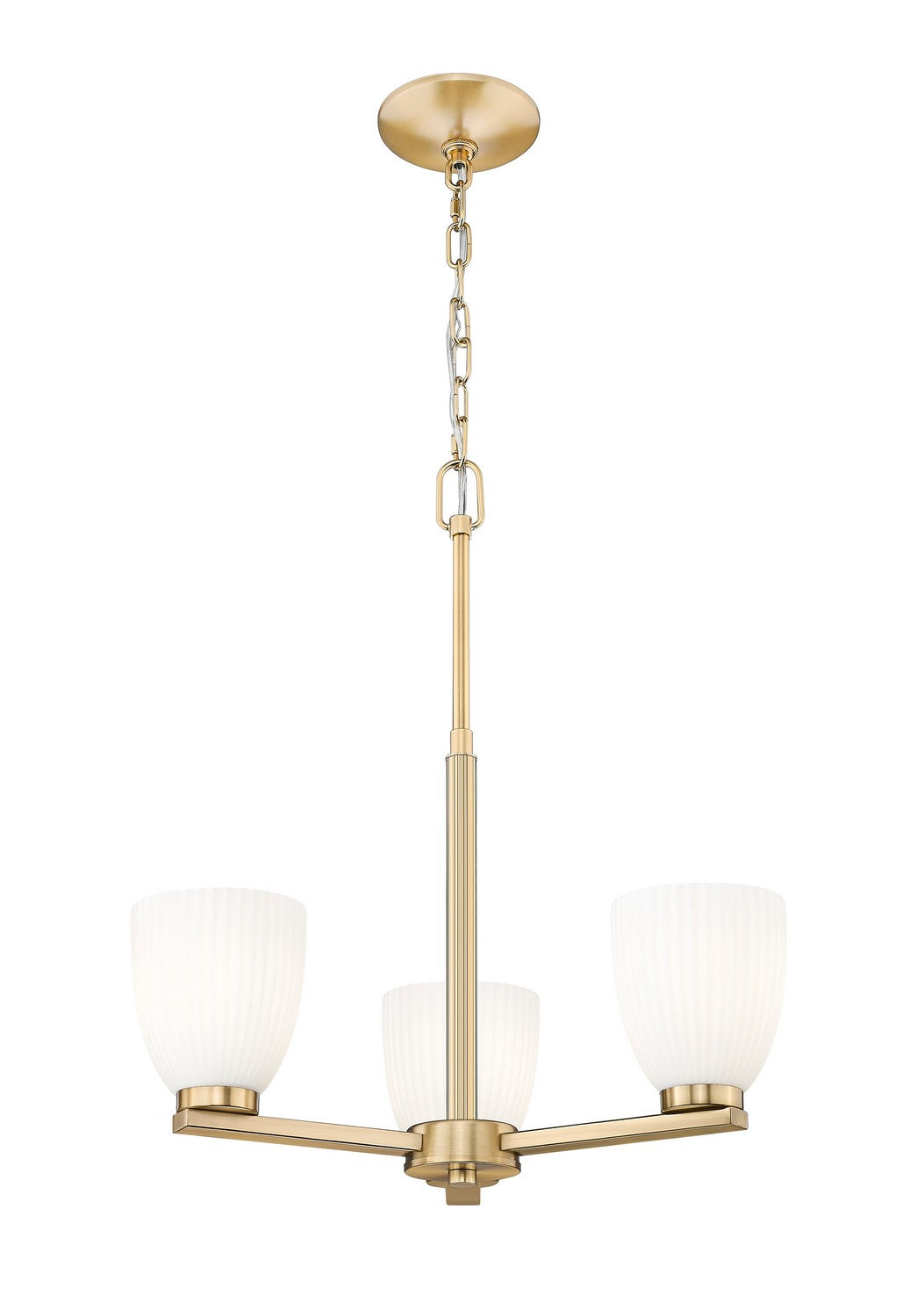 Z-Lite Canada - 7518-3MGLD - Three Light Chandelier - Naya - Modern Gold