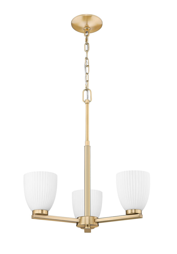 Z-Lite Canada - 7518-3MGLD - Three Light Chandelier - Naya - Modern Gold