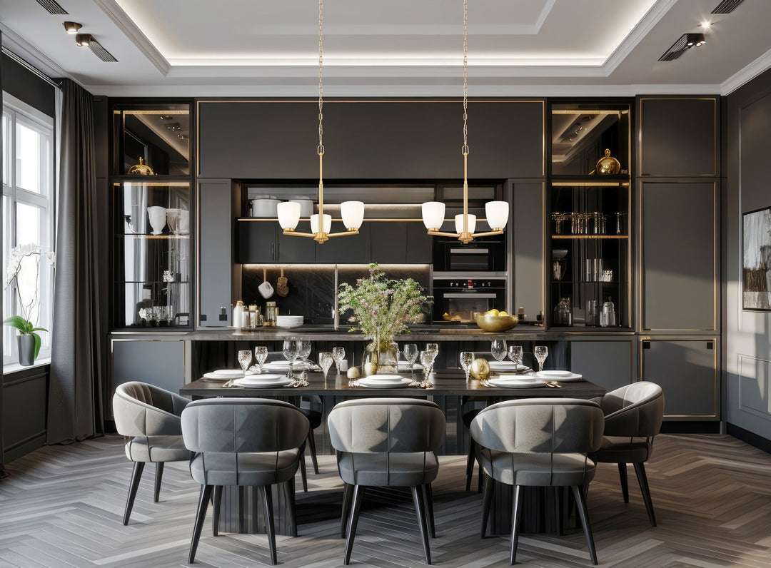 Z-Lite Canada - 7518-3MGLD - Three Light Chandelier - Naya - Modern Gold