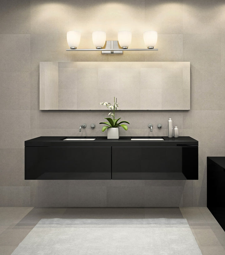 Z-Lite Canada - 7518-4V-BN - Four Light Vanity - Naya - Brushed Nickel