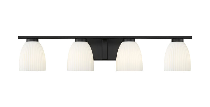 Z-Lite Canada - 7518-4V-MB - Four Light Vanity - Naya - Matte Black