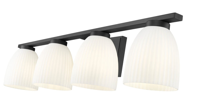 Z-Lite Canada - 7518-4V-MB - Four Light Vanity - Naya - Matte Black