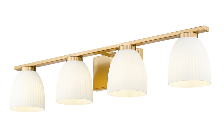 Z-Lite Canada - 7518-4V-MGLD - Four Light Vanity - Naya - Modern Gold