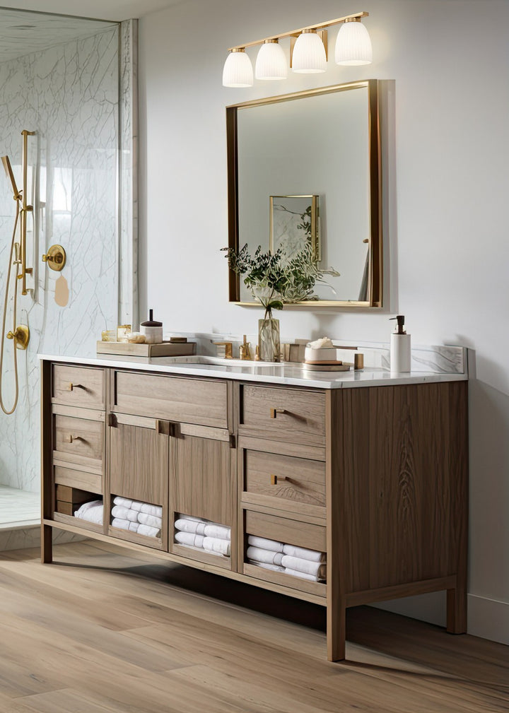 Z-Lite Canada - 7518-4V-MGLD - Four Light Vanity - Naya - Modern Gold
