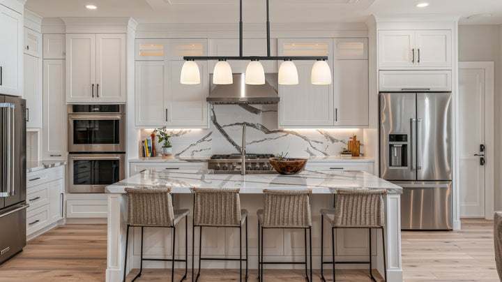 Z-Lite Canada - 7518-5L-MB - Five Light Linear Chandelier - Naya - Matte Black