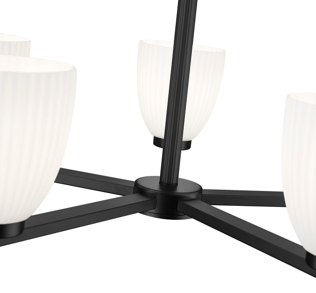 Z-Lite Canada - 7518-5MB - Five Light Chandelier - Naya - Matte Black