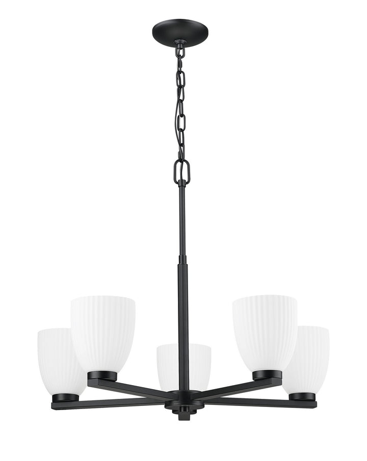 Z-Lite Canada - 7518-5MB - Five Light Chandelier - Naya - Matte Black
