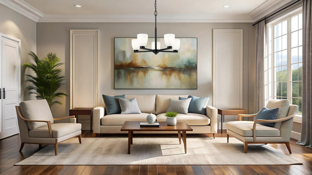 Z-Lite Canada - 7518-5MB - Five Light Chandelier - Naya - Matte Black