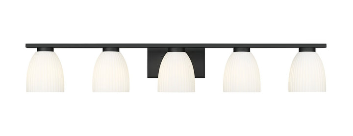 Z-Lite Canada - 7518-5V-MB - Five Light Vanity - Naya - Matte Black