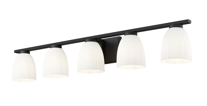 Z-Lite Canada - 7518-5V-MB - Five Light Vanity - Naya - Matte Black